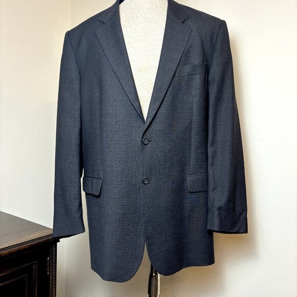 Pronto Uomo Sport Coat Blazer Natural Stretch Men's 48 XL Brown Wool Suit Jacket - Picture 3 of 12